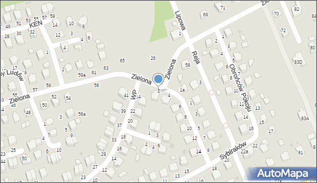 Łańcut, Powstania Styczniowego, 2, mapa Łańcut