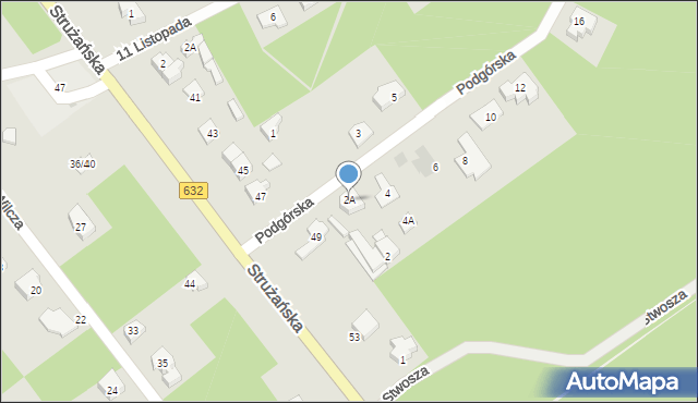 Legionowo, Podgórska, 2A, mapa Legionowo