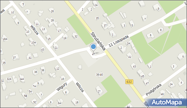 Legionowo, Polna, 47, mapa Legionowo