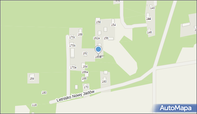 Letnisko Nowy Jadów, Polna, 160B, mapa Letnisko Nowy Jadów