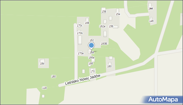 Letnisko Nowy Jadów, Polna, 164, mapa Letnisko Nowy Jadów