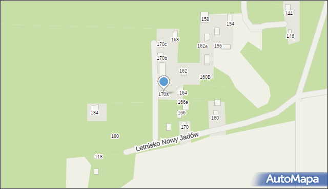 Letnisko Nowy Jadów, Polna, 170a, mapa Letnisko Nowy Jadów