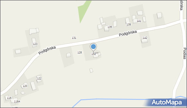 Lgota, Podgórska, 132, mapa Lgota