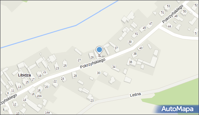 Libidza, Pokrzyńskiego Antoniego, 35, mapa Libidza