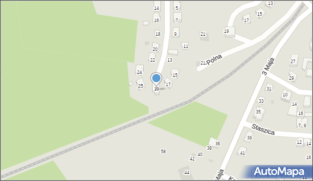 Lidzbark, Podleśna, 23, mapa Lidzbark