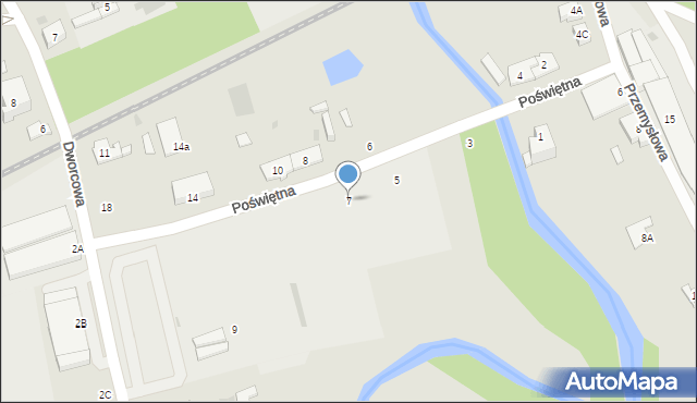 Lidzbark, Poświętna, 7, mapa Lidzbark