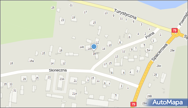 Lipsko, Polna, 16, mapa Lipsko