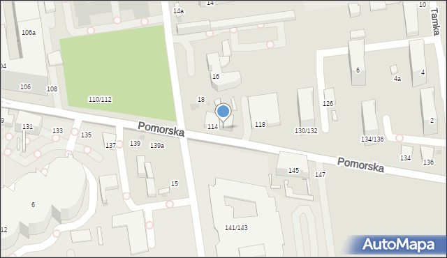 Łódź, Pomorska, 116, mapa Łodzi