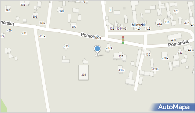 Łódź, Pomorska, 437, mapa Łodzi