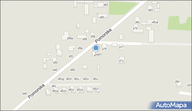 Łódź, Pomorska, 473, mapa Łodzi