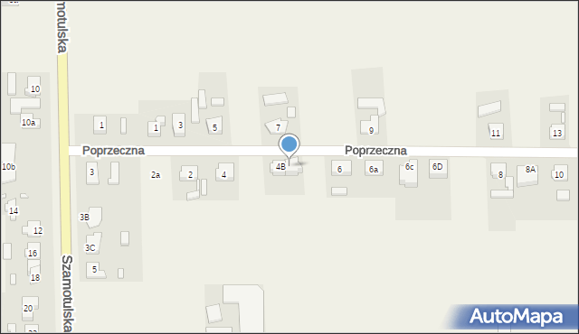 Lubasz, Poprzeczna, 4c, mapa Lubasz