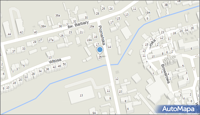 Lubawa, Poznańska, 15, mapa Lubawa