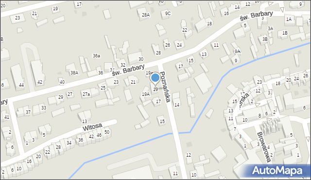 Lubawa, Poznańska, 19, mapa Lubawa