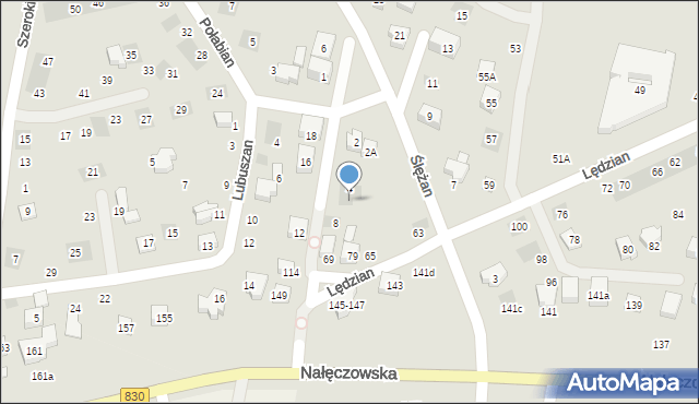 Lublin, Połabian, 6, mapa Lublina