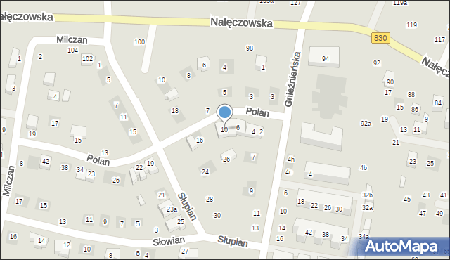 Lublin, Polan, 10, mapa Lublina