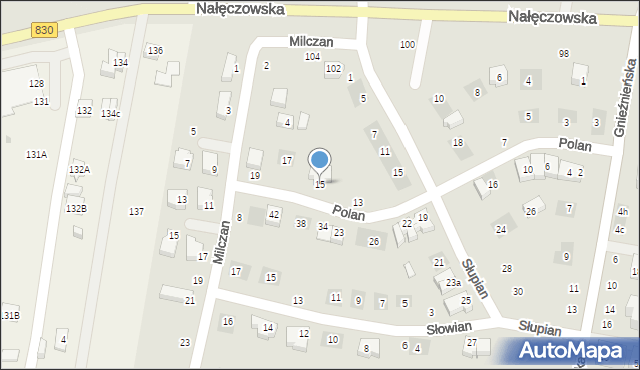 Lublin, Polan, 15, mapa Lublina