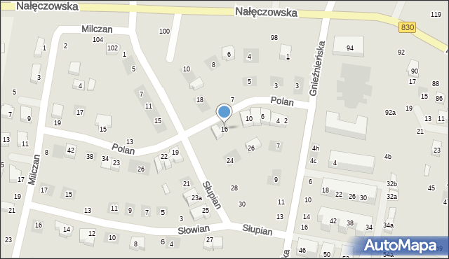 Lublin, Polan, 16, mapa Lublina