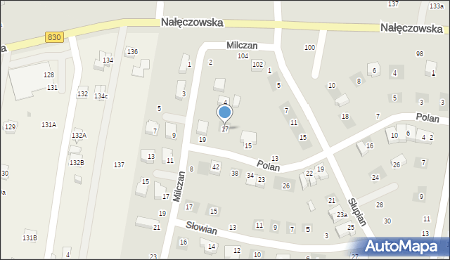 Lublin, Polan, 17, mapa Lublina