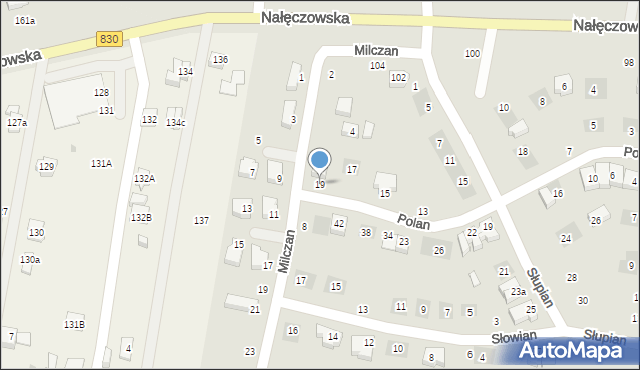 Lublin, Polan, 19, mapa Lublina