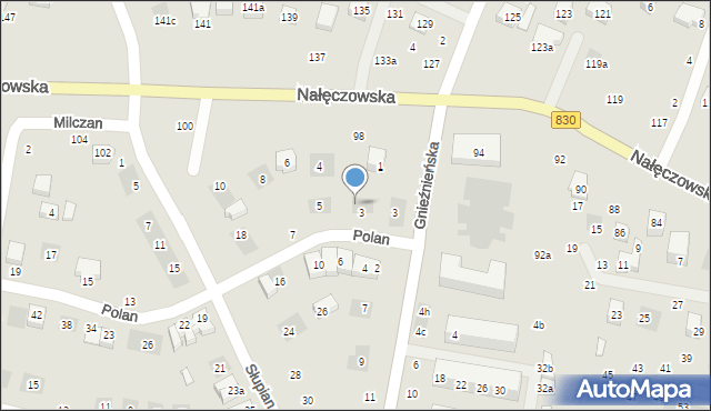 Lublin, Polan, 3B, mapa Lublina