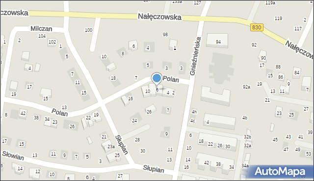 Lublin, Polan, 6, mapa Lublina