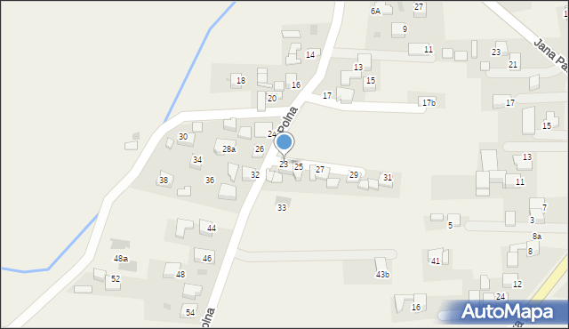 Ludźmierz, Polna, 23, mapa Ludźmierz