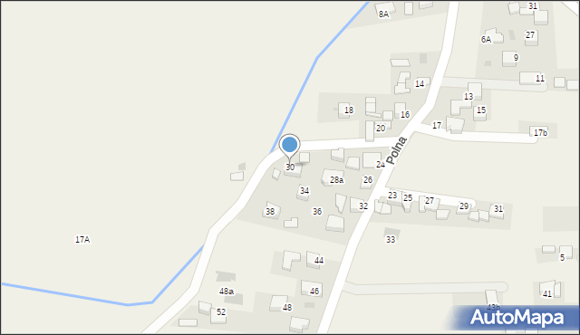 Ludźmierz, Polna, 30, mapa Ludźmierz