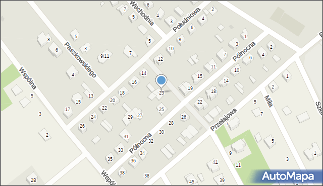 Lutomiersk, Północna, 23, mapa Lutomiersk