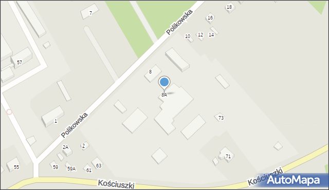 Maciejowice, Polikowska, 8A, mapa Maciejowice