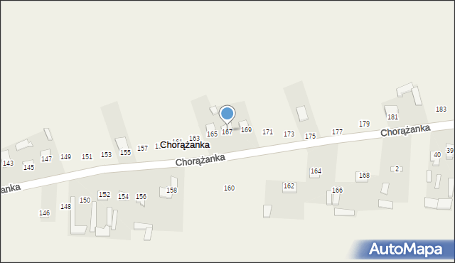 Majdan Górny, Polesie, 167, mapa Majdan Górny