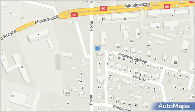 Maków Mazowiecki, Polna, 5A, mapa Maków Mazowiecki