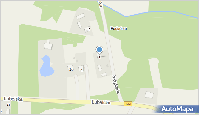 Maliszów, Podgórska, 3, mapa Maliszów