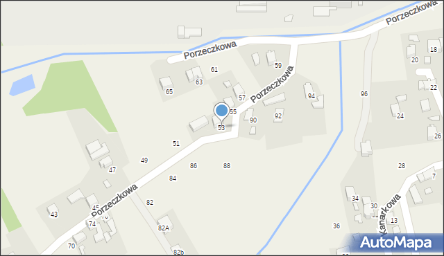 Marklowice, Porzeczkowa, 53, mapa Marklowice