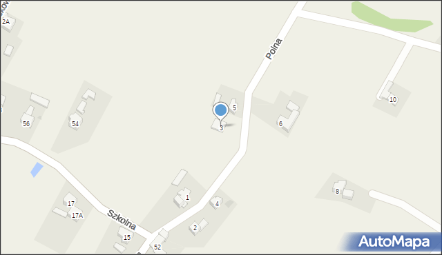 Marklowice Górne, Polna, 3, mapa Marklowice Górne