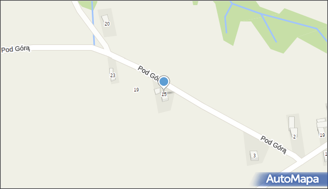 Maruszyna, Pod Górą, 15, mapa Maruszyna