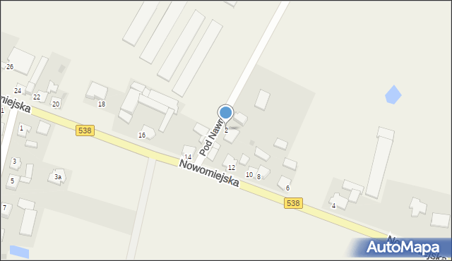 Marzęcice, Pod Nawrę, 2, mapa Marzęcice