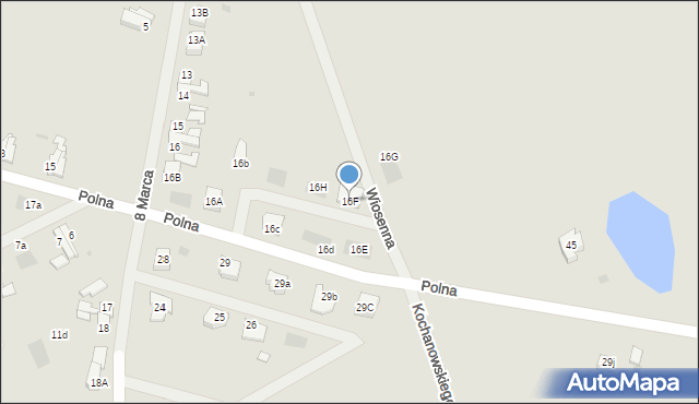 Maszewo, Polna, 16F, mapa Maszewo