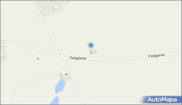 Mezowo, Podgórna, 10, mapa Mezowo