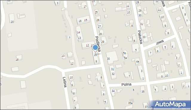 Miastko, Podlaska, 10, mapa Miastko