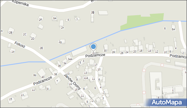 Miechów, Podzamcze, 32, mapa Miechów