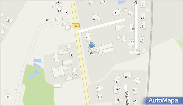 Międzychód, Poznańska, 4a, mapa Międzychód