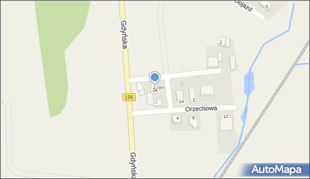 Miękowo, Poznańska, 2a, mapa Miękowo