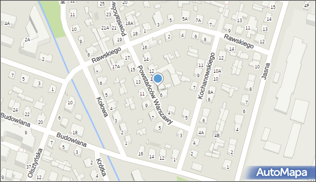 Mińsk Mazowiecki, Powstańców Warszawy, 8, mapa Mińsk Mazowiecki