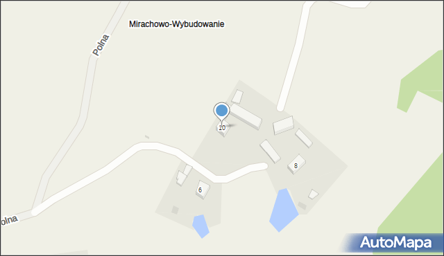 Mirachowo, Polna, 10, mapa Mirachowo