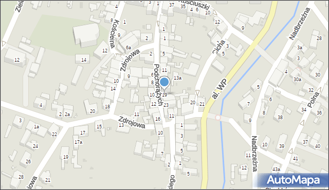 Mirsk, Podchorążych, 19, mapa Mirsk