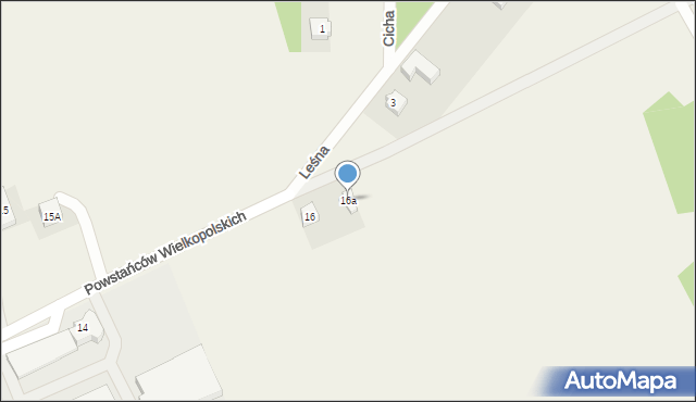 Mniszków, Powstańców Wielkopolskich, 16a, mapa Mniszków
