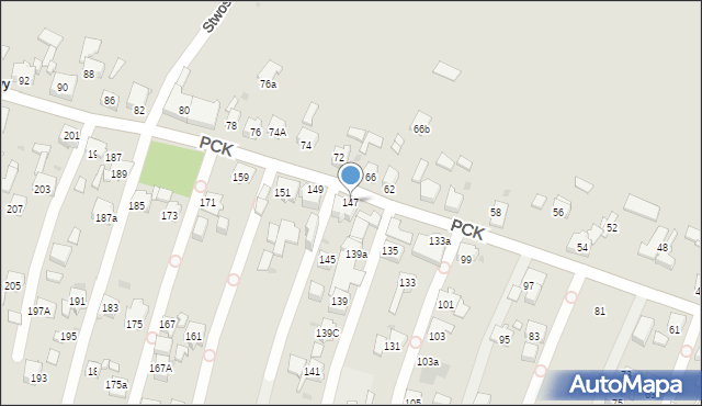 Mysłowice, Polskiego Czerwonego Krzyża, 147, mapa Mysłowice