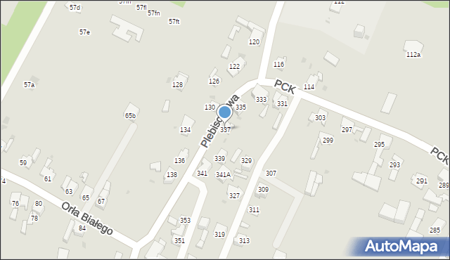 Mysłowice, Polskiego Czerwonego Krzyża, 337, mapa Mysłowice