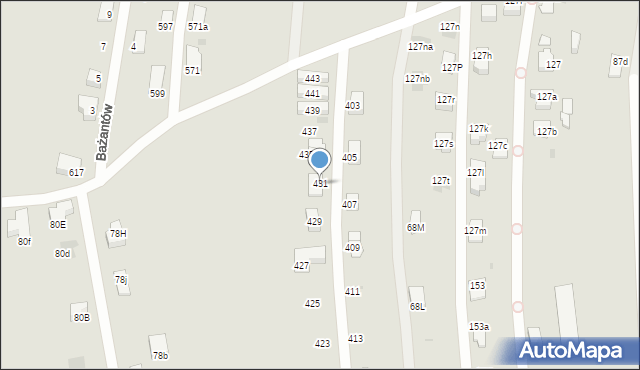 Mysłowice, Polskiego Czerwonego Krzyża, 431, mapa Mysłowice