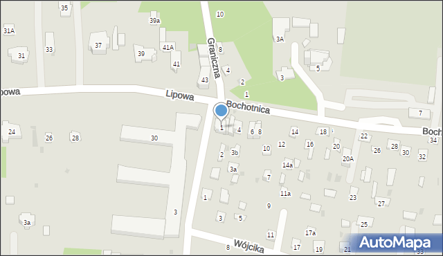 Nałęczów, Polna, 1, mapa Nałęczów